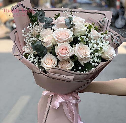 Giỏ hoa hồng tặng sinh nhật  Giỏ hoa đẹp